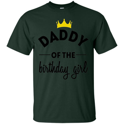 Daddy Of The Birthday Girl Party T-shirt Forest