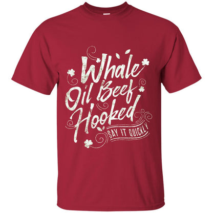 Whale Oil Beef Hooked T-shirt Cardinal
