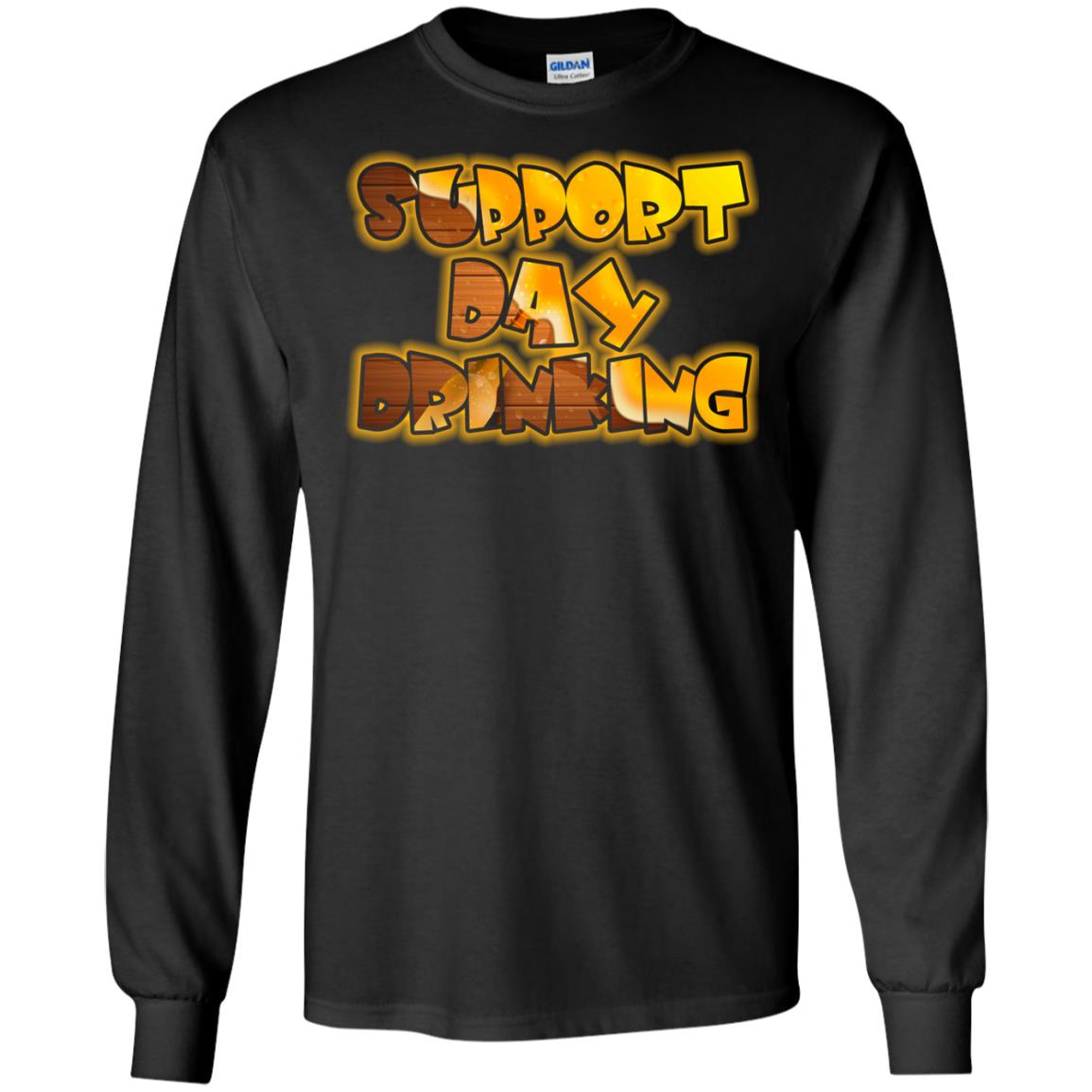 Saint Patrick's Day T-shirt Support Day Drinking Black
