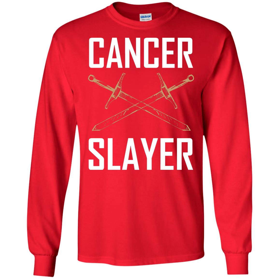 Cancer Slayer Cancer Survivor Shirt Red
