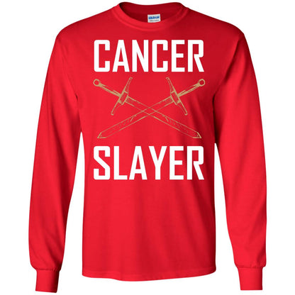 Cancer Slayer Cancer Survivor Shirt Red