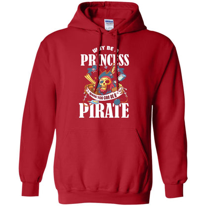 You Can Be A Pirate Cool Pirate Gift Shirt For Girls Red