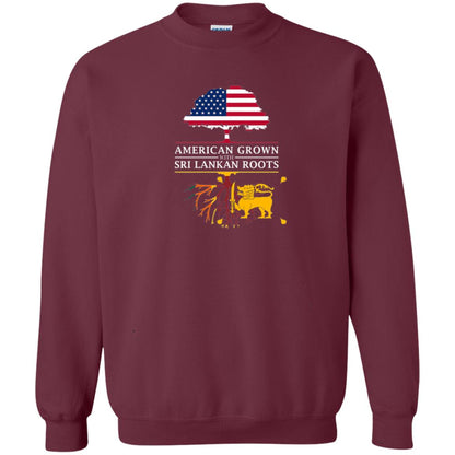 American Grown With Sri Lankan Roots Shirt Maroon