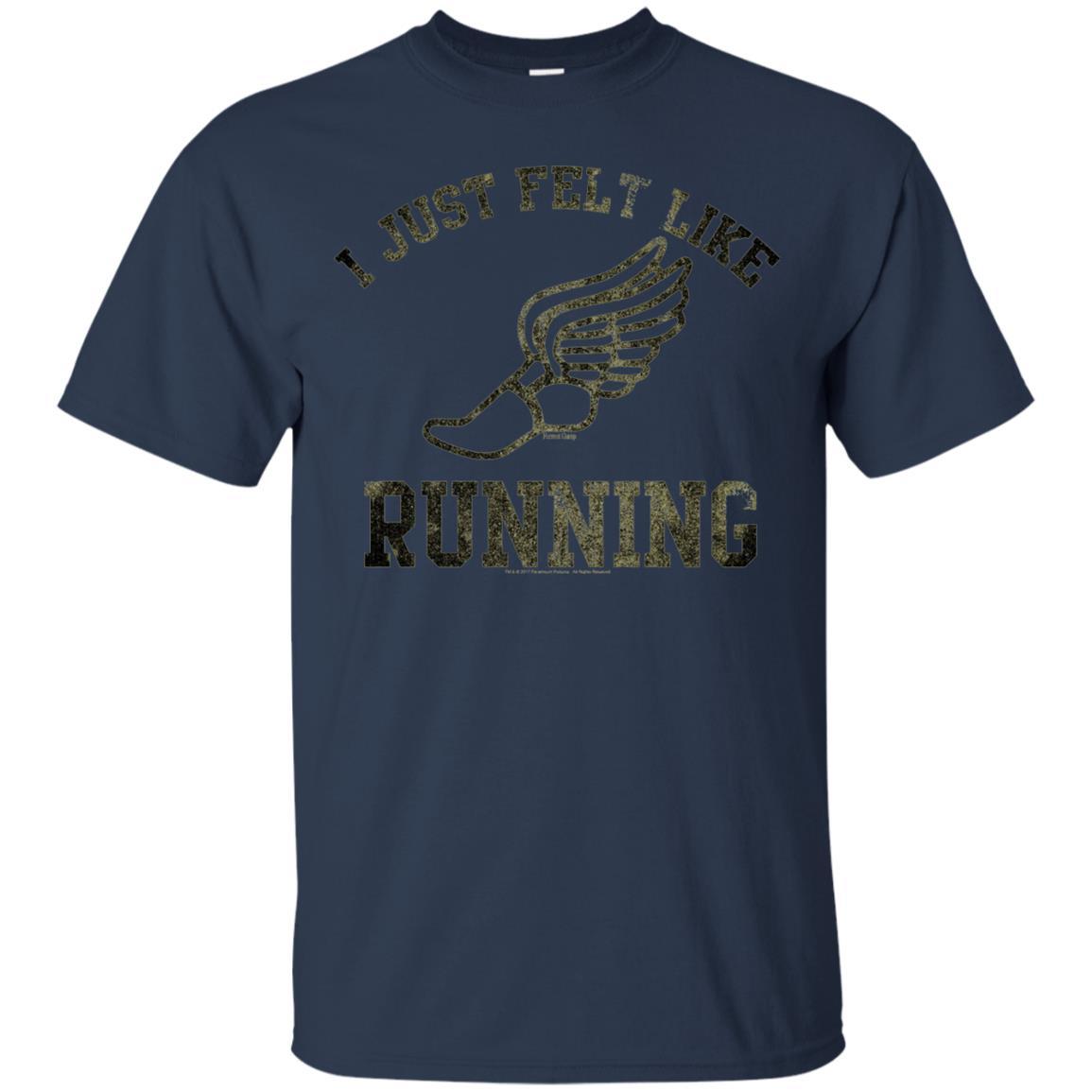 Movie T-Shirt I Just Felt Like Running Navy