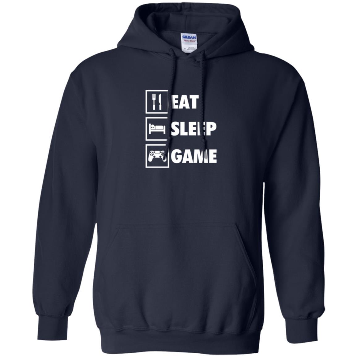 Gamer T-shirt Eat Sleep Game Navy