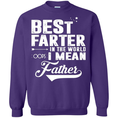 Best Farter In The World Oops I Mean Father Daddy Shirt Purple
