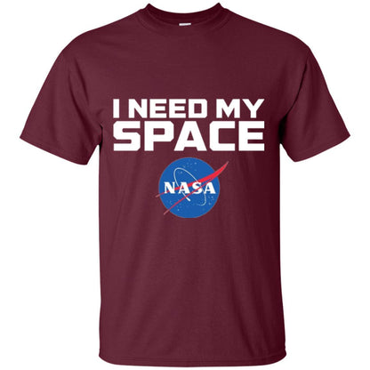 Nasa T-shirt I Need My Space Maroon