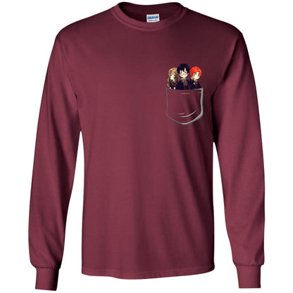 Harry Potter Pocket Movie Lover T-shirt Maroon