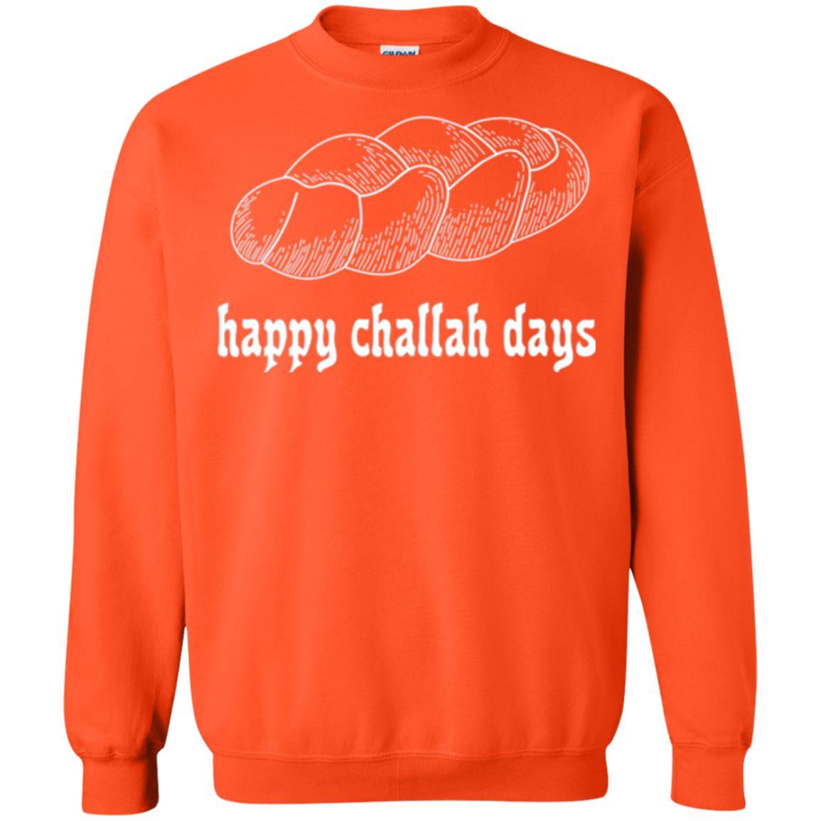 Baker T-shirt Happy Challah Days T-shirt Orange