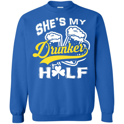 She_s My Drunker Half Saint Patrick_s Day T-shirt Royal
