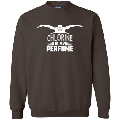 Swimmer T-shirt Chloring Is My Perfume T-shirt Dark Chocolate