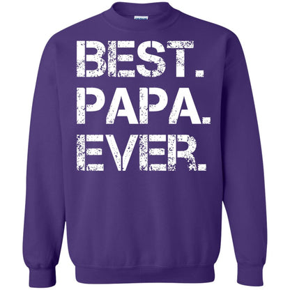 Best. Papa. Ever. Cute Father_s Day Gift T-shirt Purple