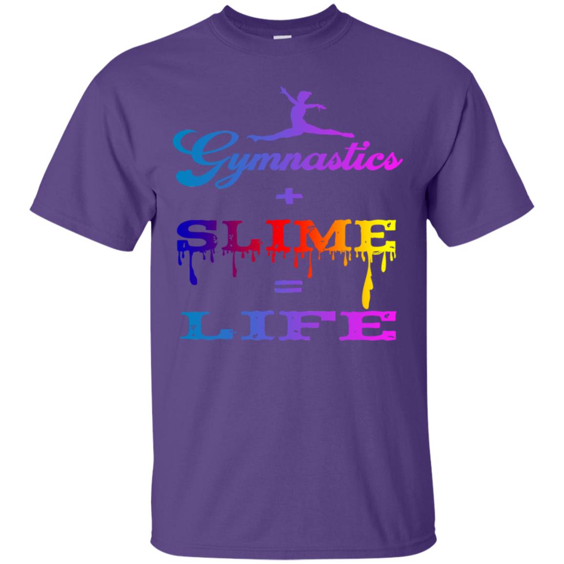 Gymnastics Smile Life Shirt For Womens Purple