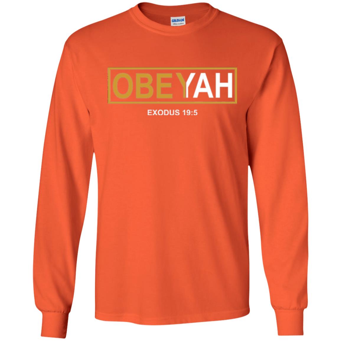 Yahweh Yahshua Yeshua Torah Hebrew Roots Movement T-shirt Orange