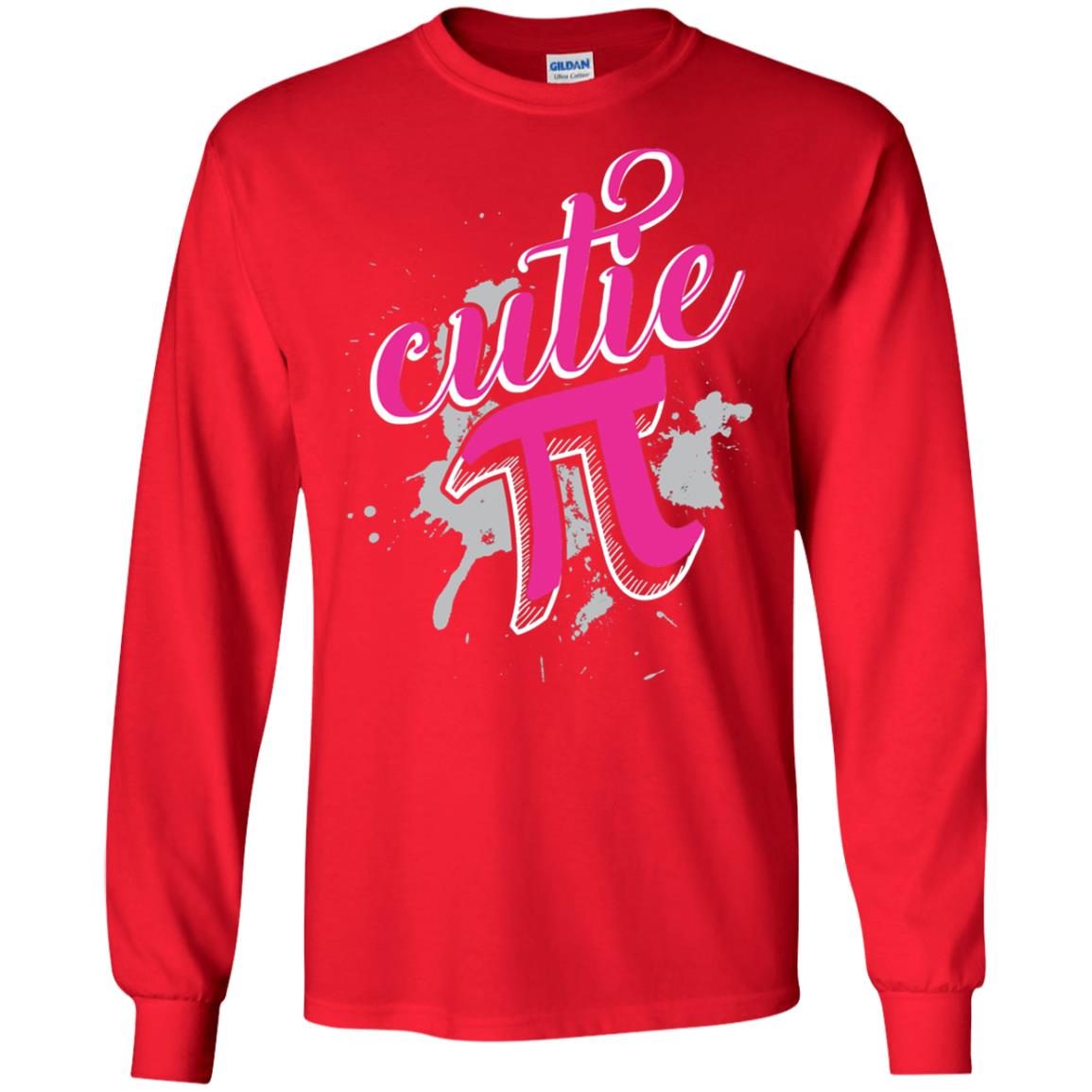 Cutie Pi Funny Math 3.14 Happy Pi Day T-shirt Red