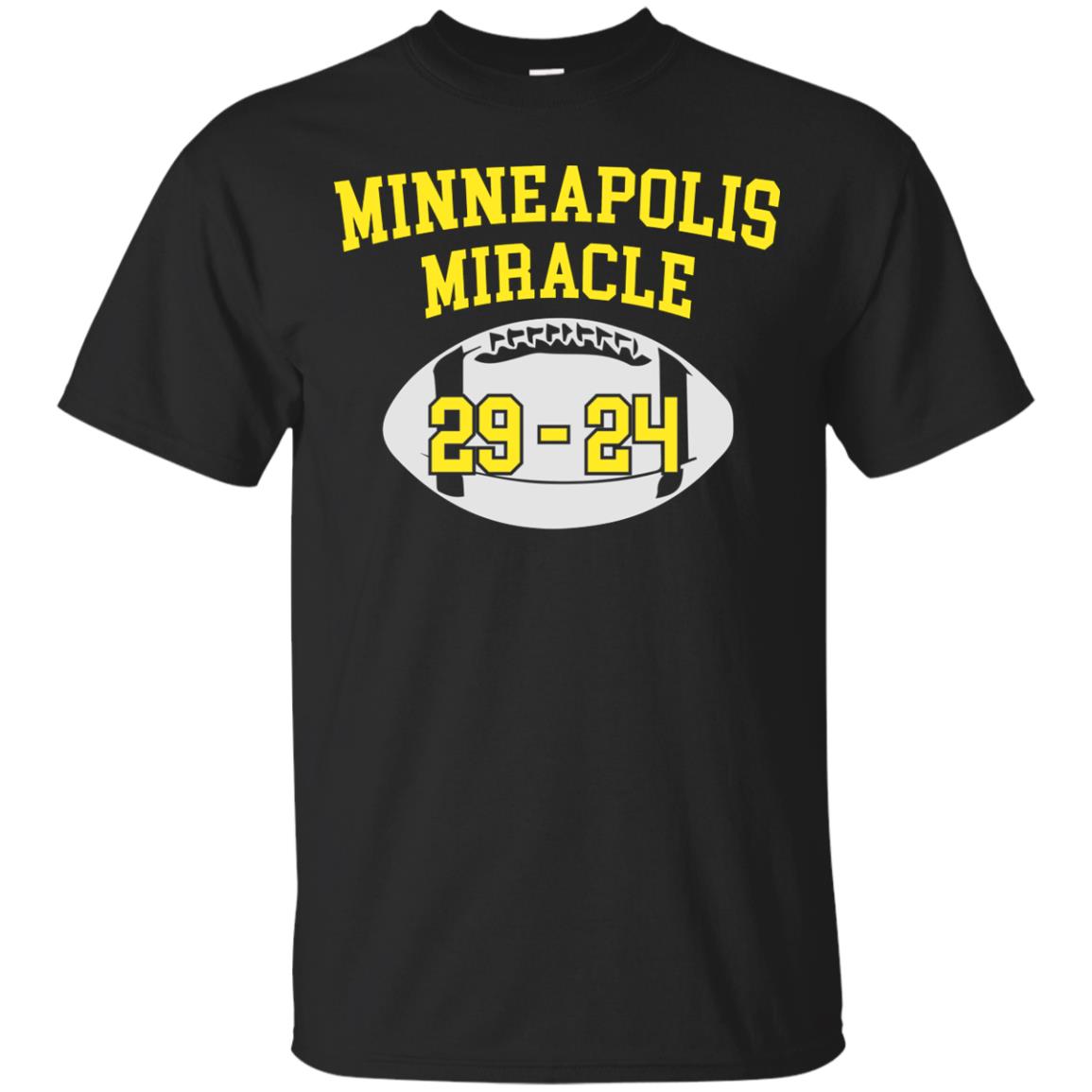 Football Lover T-shirt Minneapolis Miracle Black
