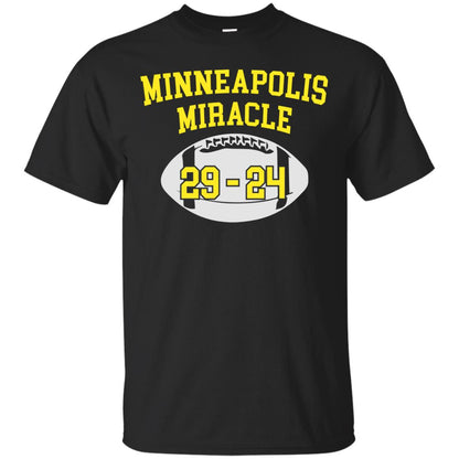 Football Lover T-shirt Minneapolis Miracle Black