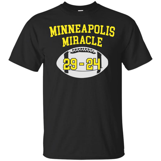 Football Lover T-shirt Minneapolis Miracle Black