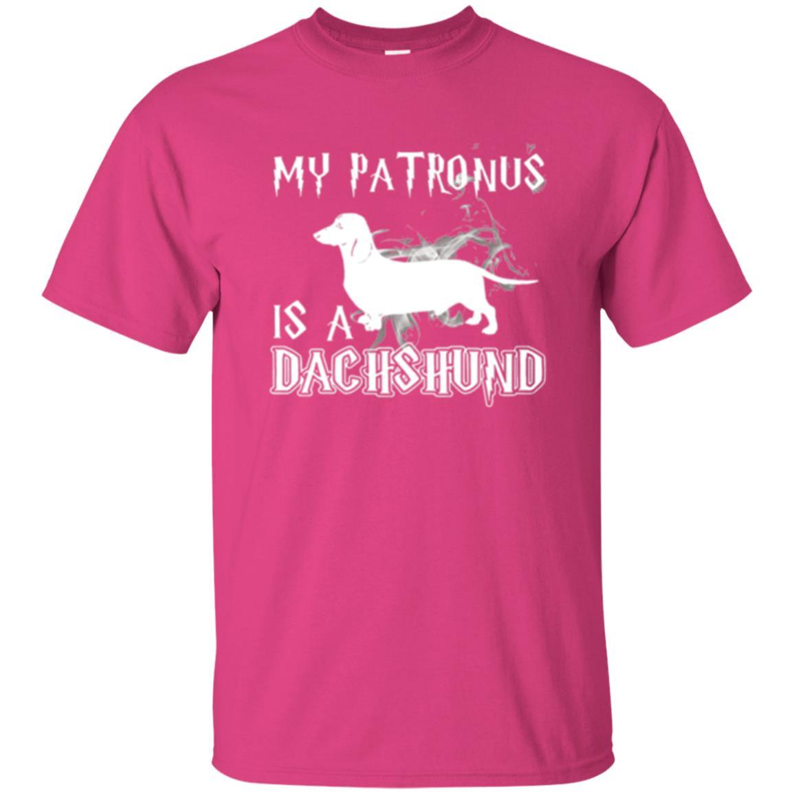 Dachshund Lover T-shirt My Patronus Is A Dachshund Heliconia