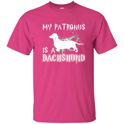Dachshund Lover T-shirt My Patronus Is A Dachshund Heliconia