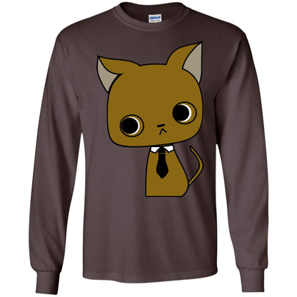 Funny Business Love Cat Shirt Dark Chocolate