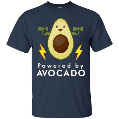 Powered By Avocado Fitness Shirt Navy