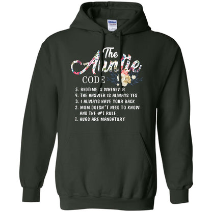 The Auntie Code Shirt For Womens Forest Green