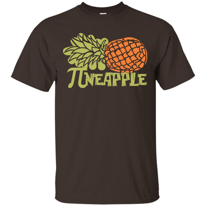 Cool Pineapple Pi Day T-shirt Dark Chocolate