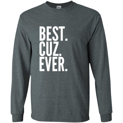 Family T-shirt Best Cuz Ever Dark Heather