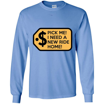 Pick Me I Need A New Ride Home Game Show T-shirts Carolina Blue