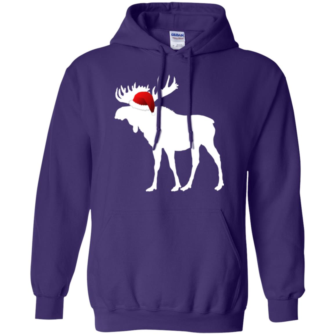 Christmas T-shirt Reindeer Purple