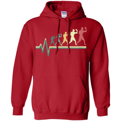 Boxing Heartbeat Boxer Gift Shirt Red