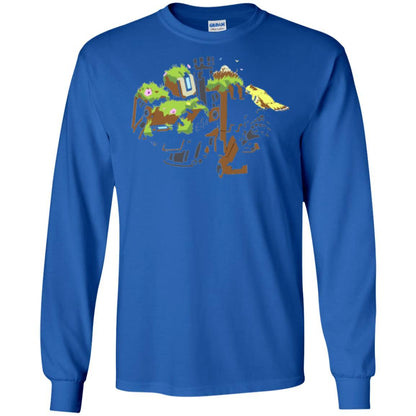 Film T-shirt Bastion Overgrown Spray T-shirt Royal