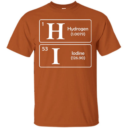 Hydrogen Iodine Hi Shirt Texas Orange