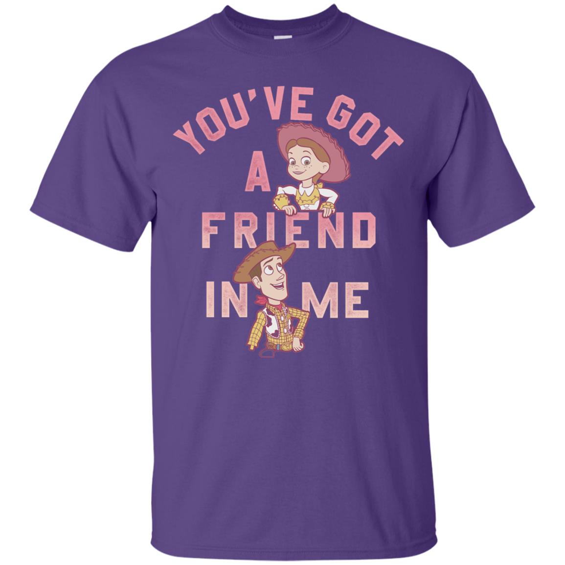 Toy Story Got A Friend In Me Cartoon T-shirt Purple