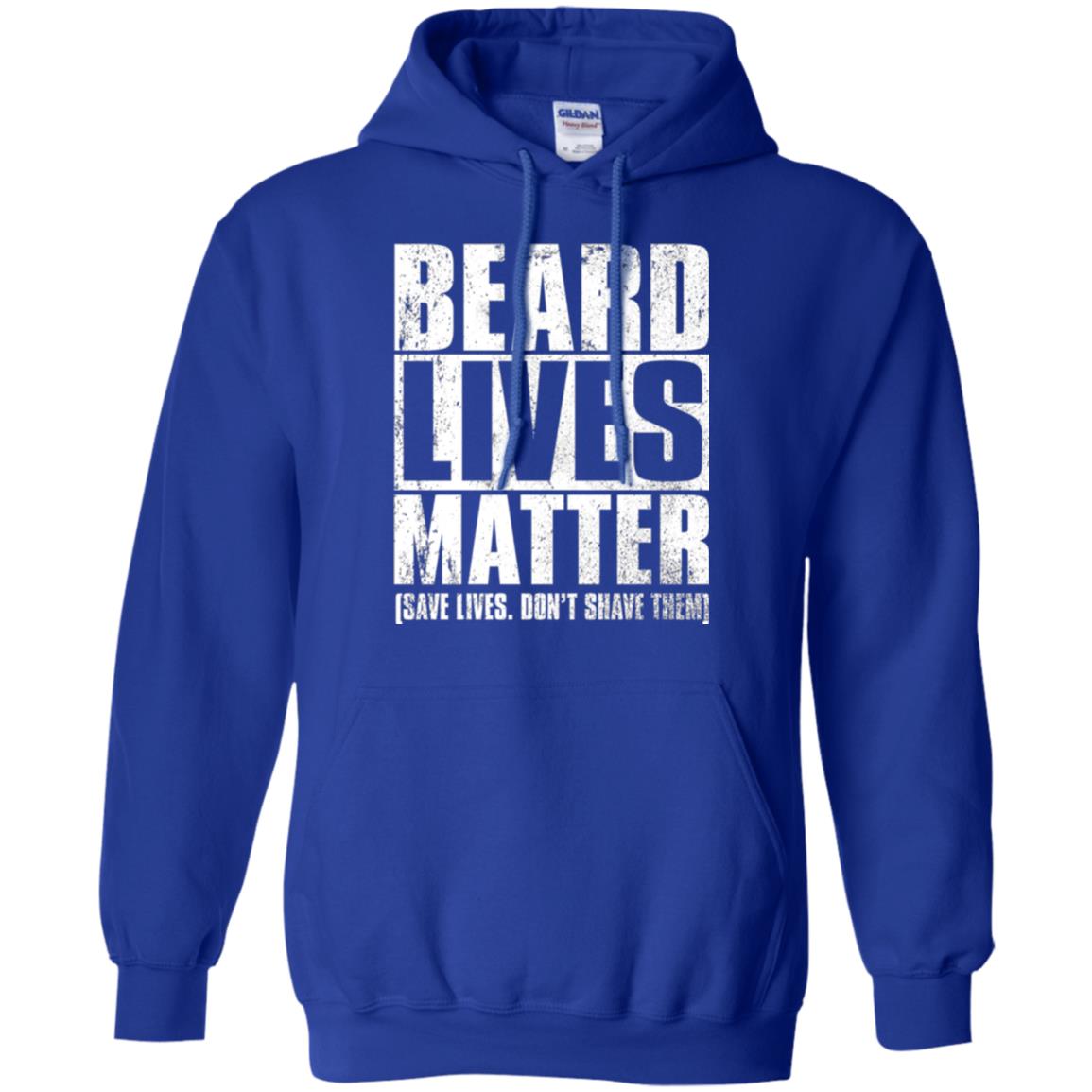 Beared Men T-shirt Beared Lives Matter Royal