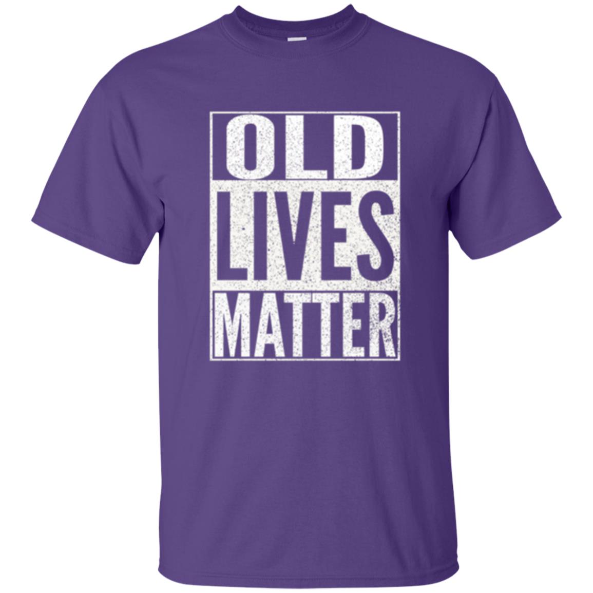 Old Lives Matter T-shirt Purple