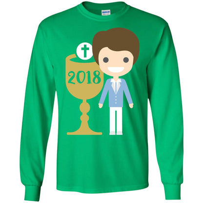 First Communion 2018 1st Holy Communion Shirt Irish Green