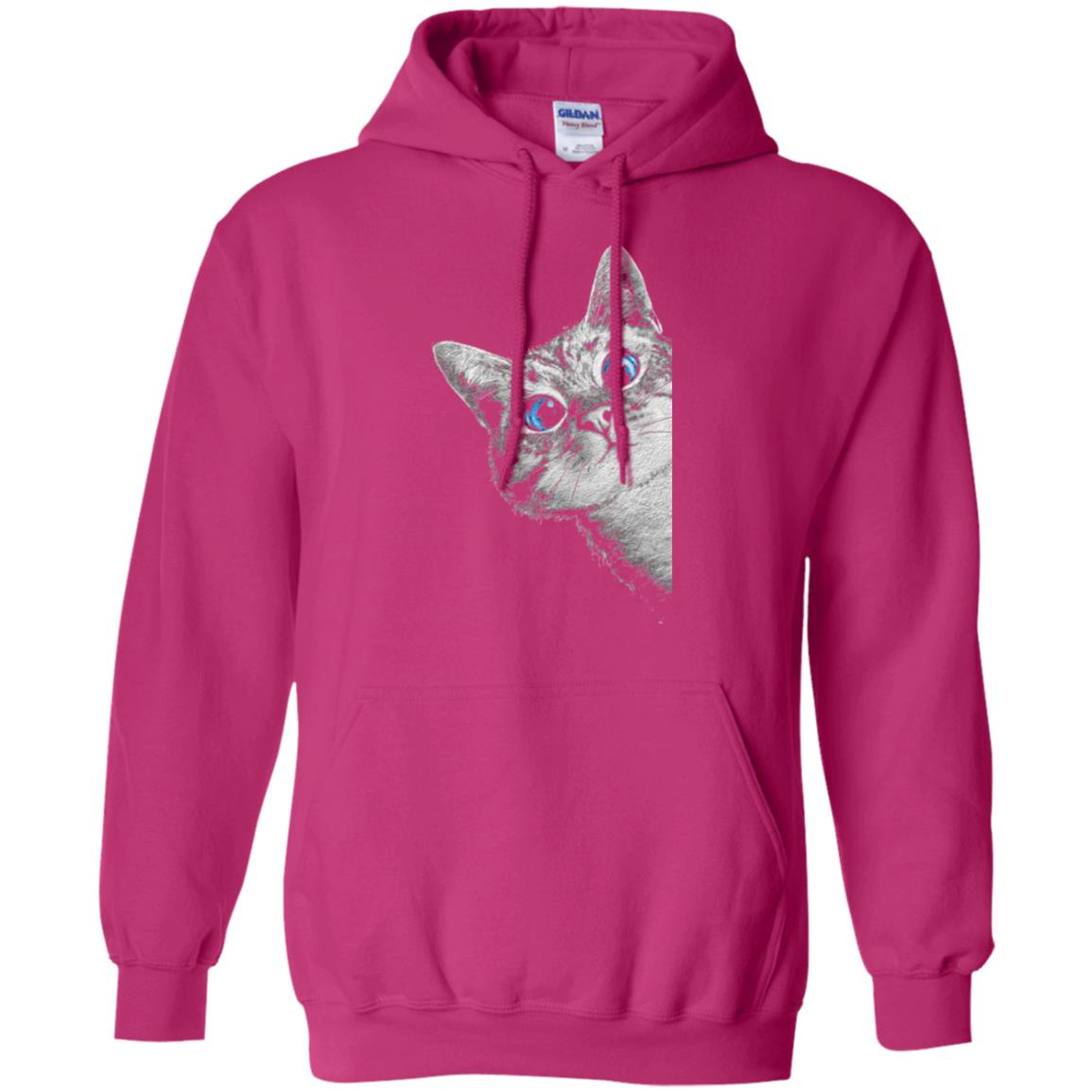 Cat Lovers T-shirt Cute Face Heliconia