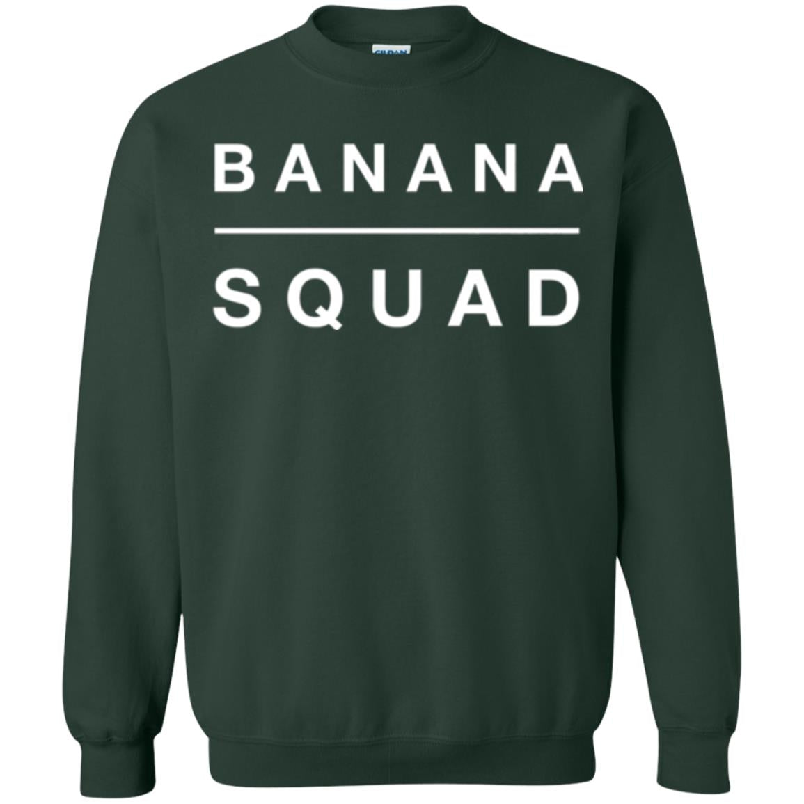 Funny Banana Squad T-shirt Forest Green