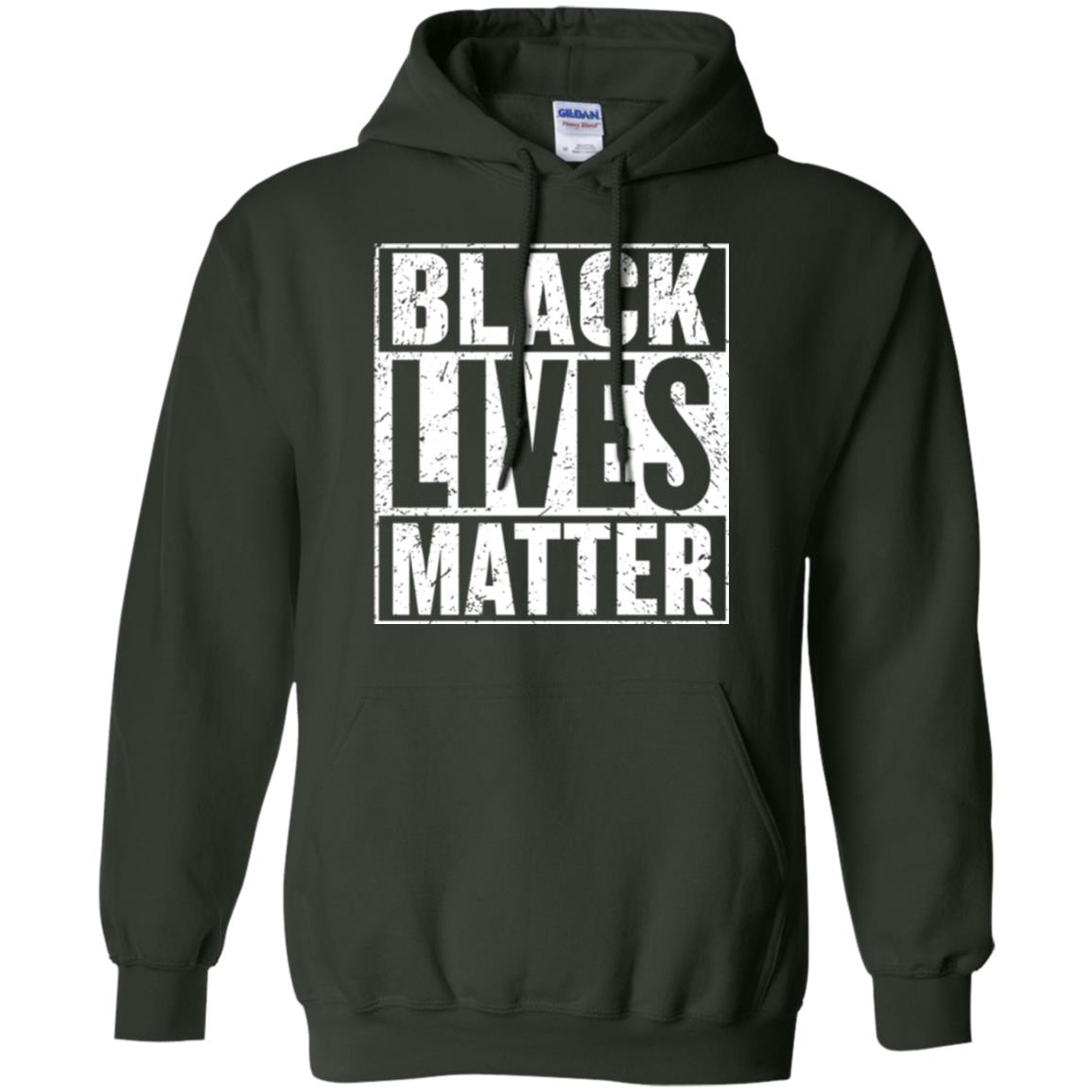 Black Pride African American Gift T-shirt Black Lives Matter Forest Green