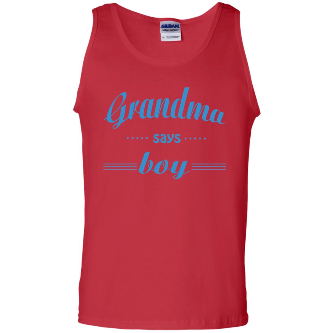 Grandma Say Boy Shirt Red