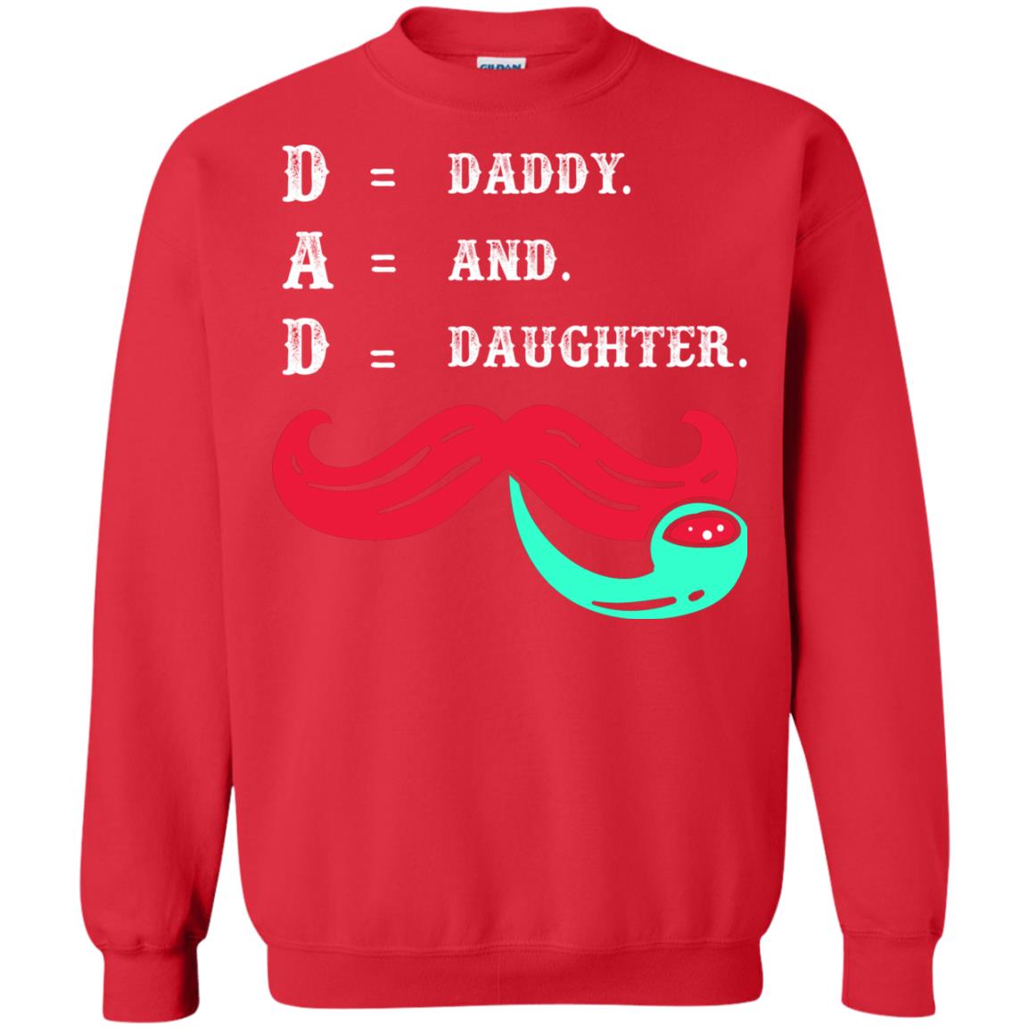 Daddy And Daughter Dad Shirt For Father_s Day Red