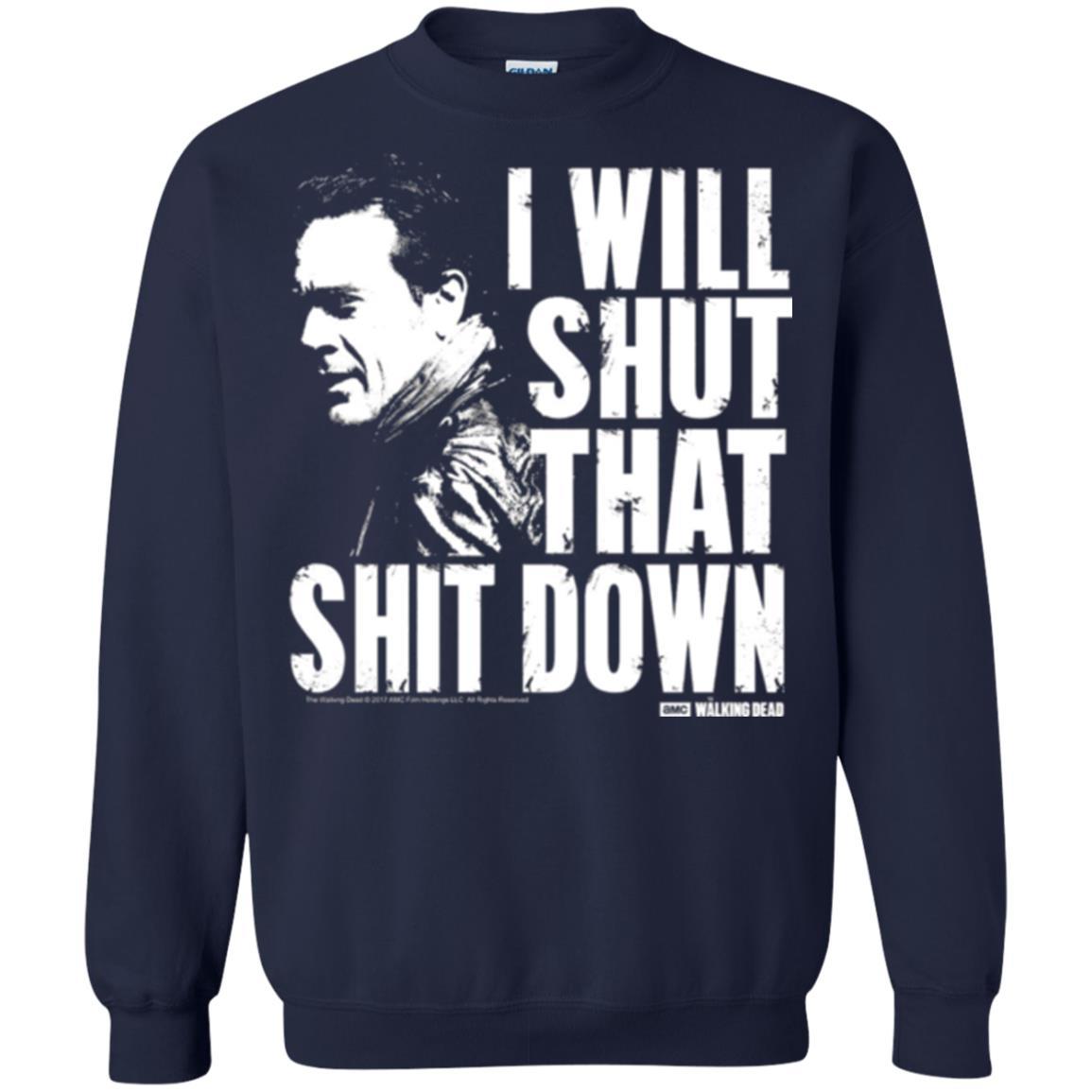 Film T-shirt I Shut That Shit Down Navy