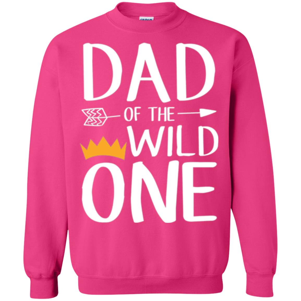 Dad Of The Wild One Daddy T-shirt Heliconia