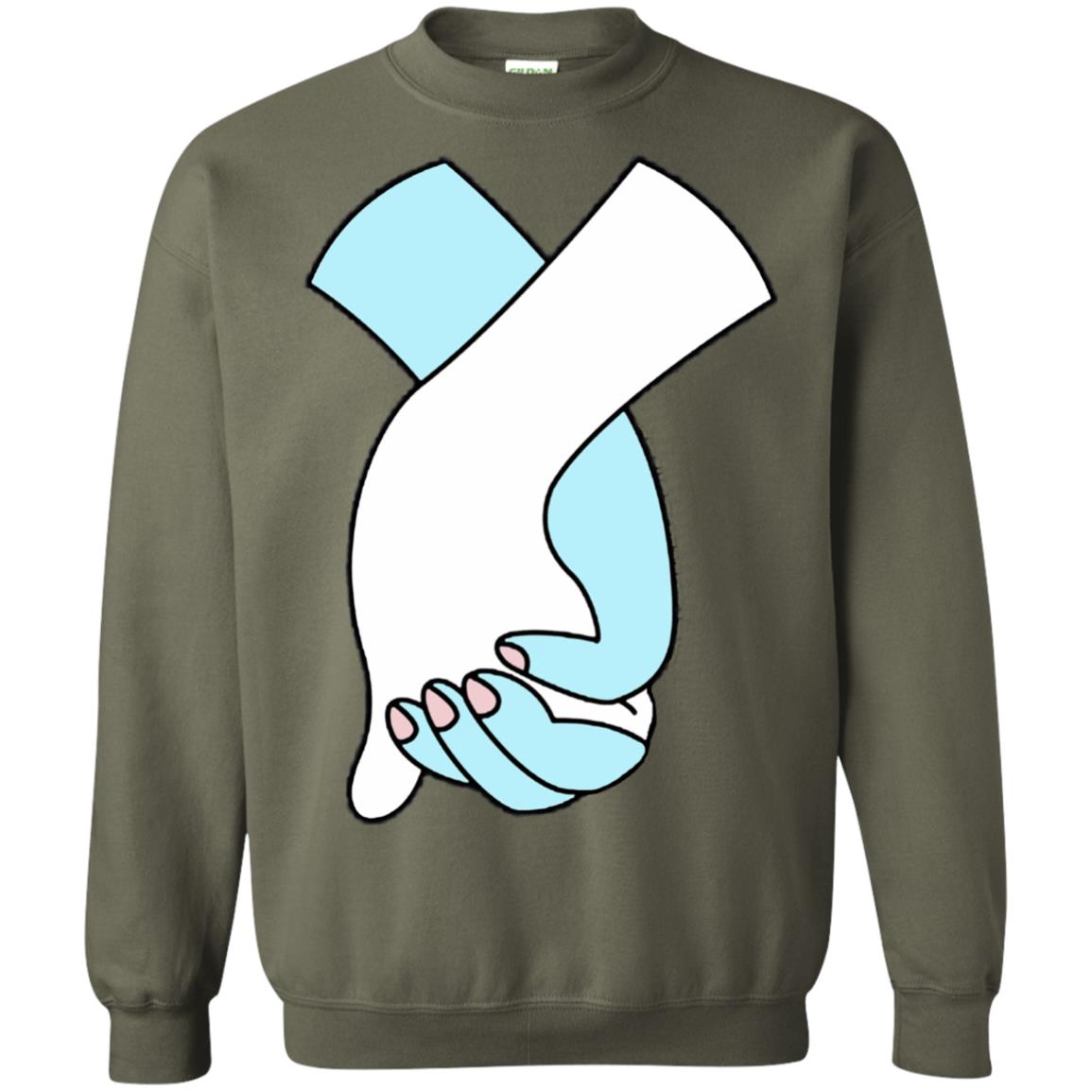 Holding Hands Love Simon Shirt Military Green