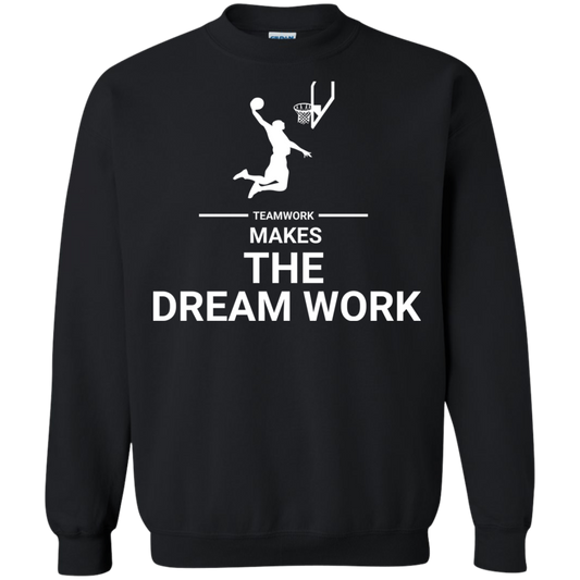 Basketball T-shirt Teamwork Makes The Dream Work Black