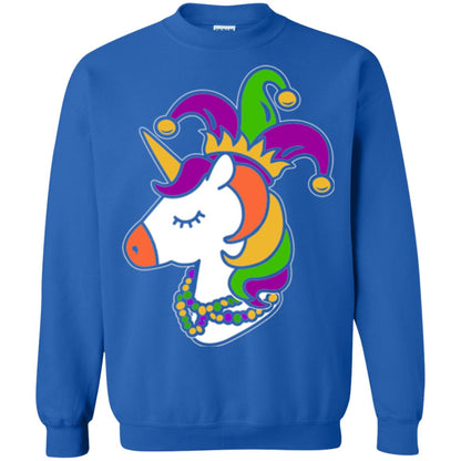 Mardi Gras Unicorn T-shirt Royal