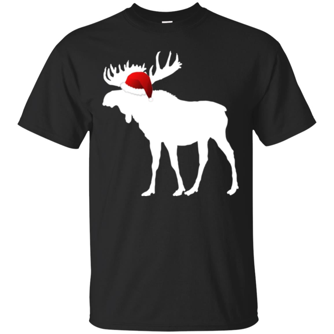 Christmas T-shirt Reindeer Black
