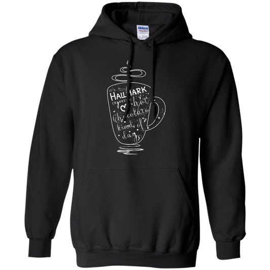 Christmas T-shirt It's A Hallmark Hot Chocolate Kind Of Day Black